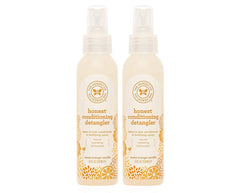 The Honest Conditioning Detangler bottle with Sweet Orange Vanilla for smooth, tangle-free hair