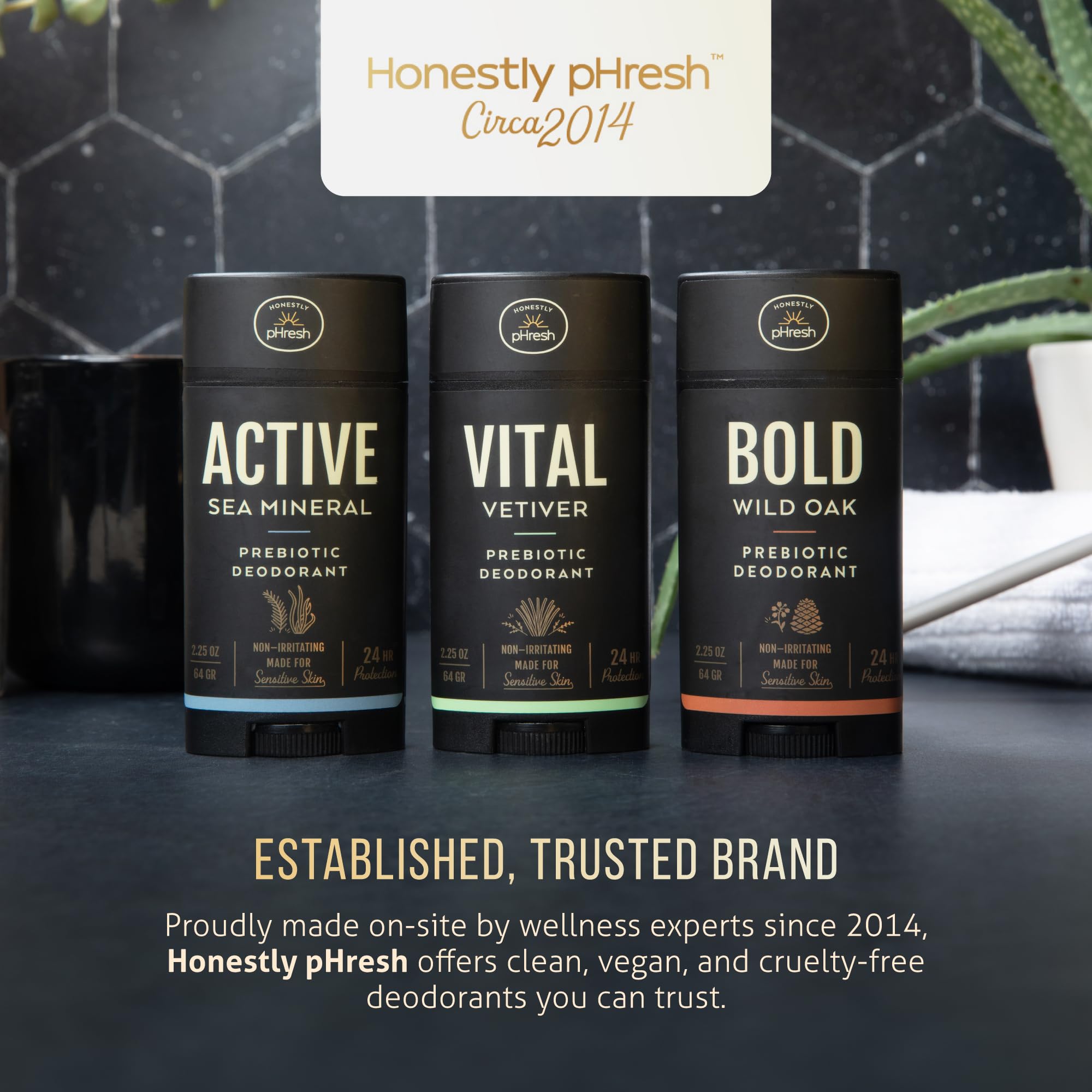 Honestly pHresh sensitive-skin friendly deodorant maintains balance during daily activity.