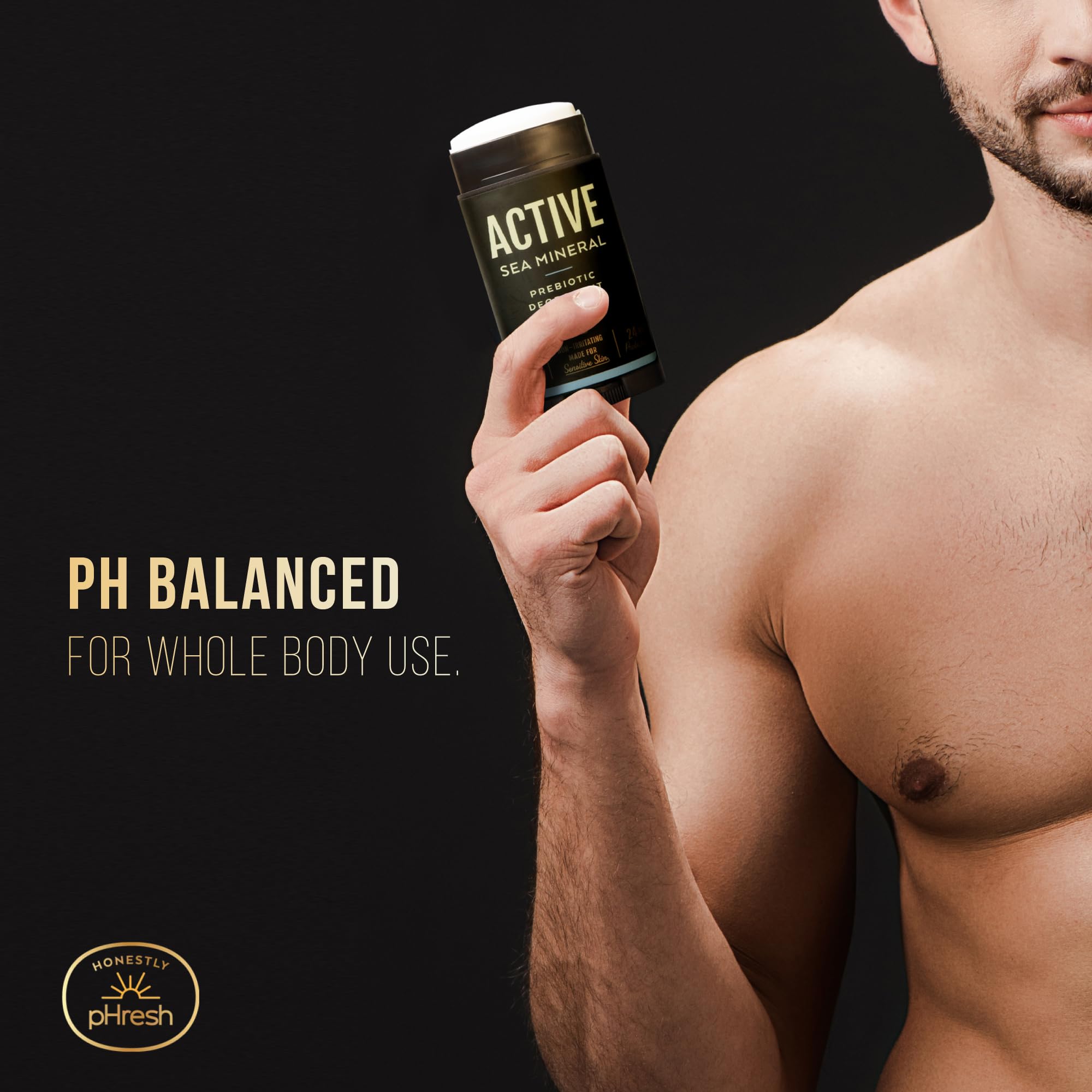 Honestly pHresh whole-body use supports fresh scent beyond the underarms.