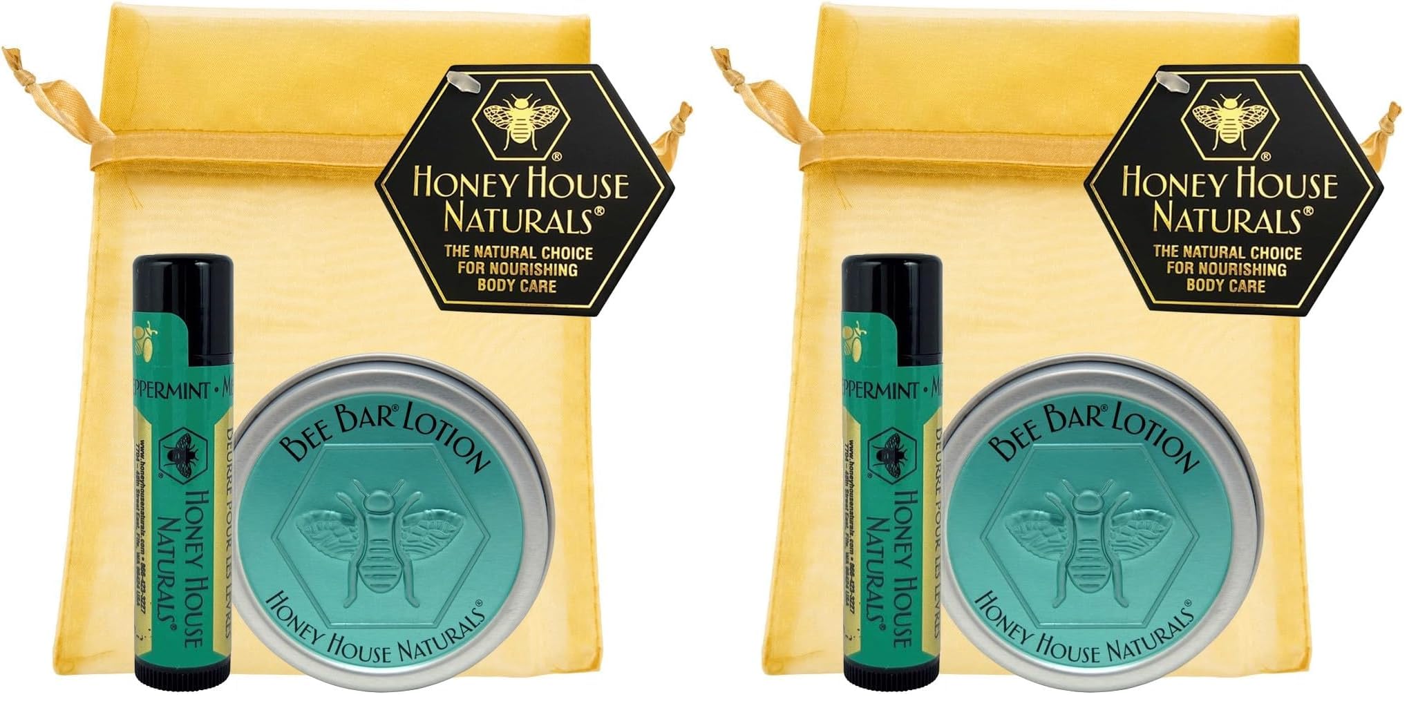 Honey House Naturals Bee Bar is applied to hands for lasting moisture.