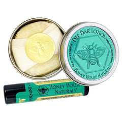Honey House Naturals Lip Butter on lips delivering nourished, refreshed comfort.