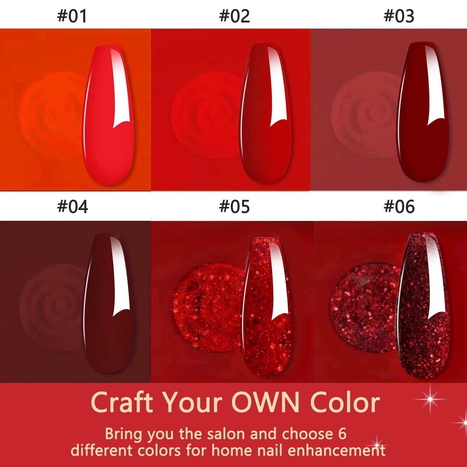 Honey Joy dip powder kit opened to display shades for at-home styling