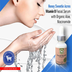 Honey Sweetie Acres goat milk facial cream jar close-up showing fragrance-free moisture