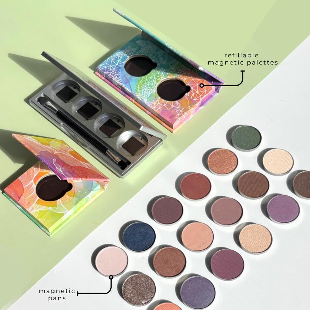 Honeybee Gardens Ballet application on eyelid demonstrates soft, wearable shade