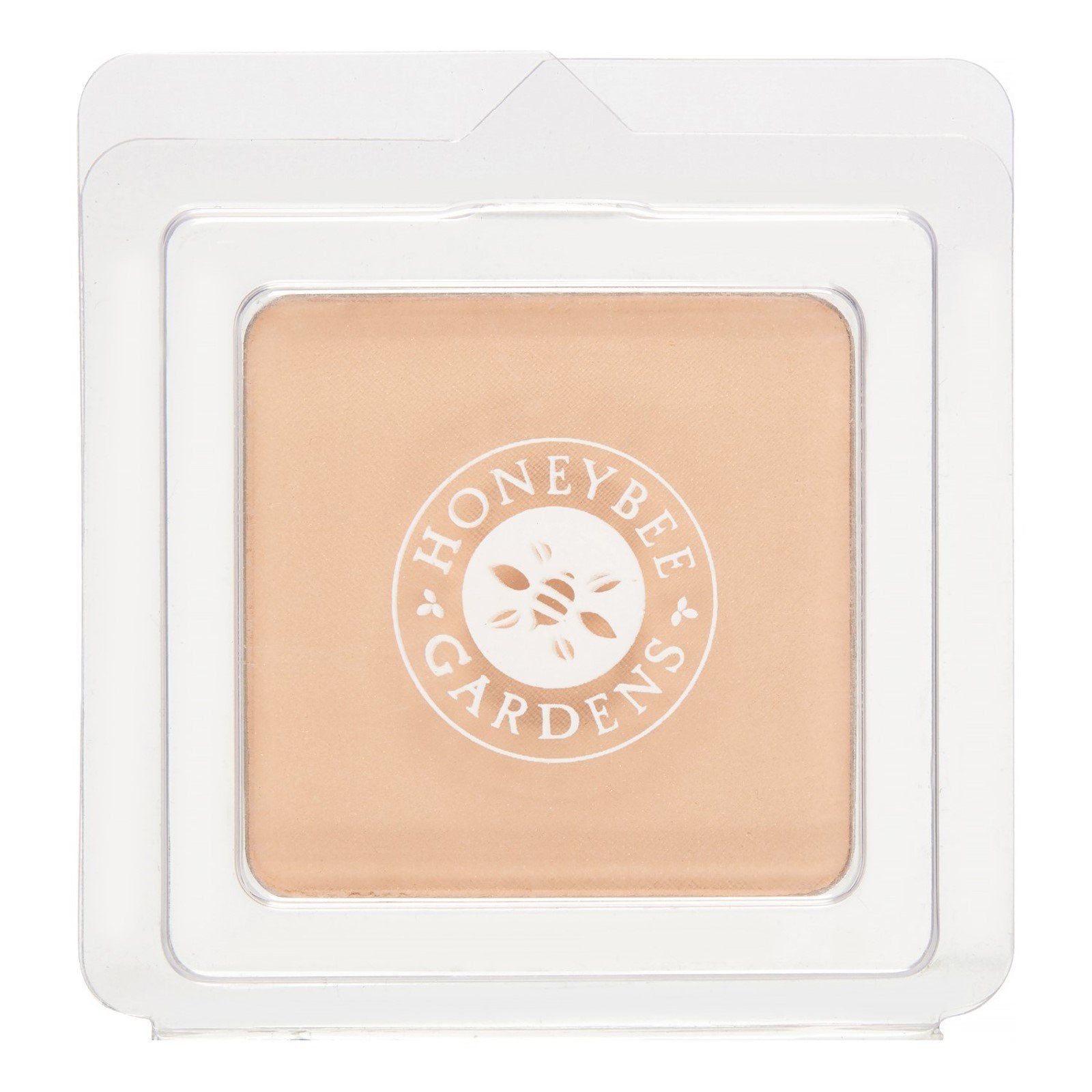 Honeybee Gardens pressed mineral foundation refill in luminous shade for natural coverage.