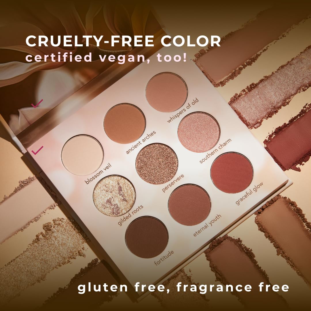 Honeybee Gardens Timeless Magnolia shimmer shades add radiant accents on lids