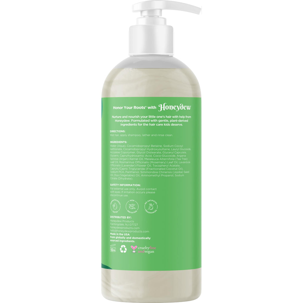 HONEYDEW sulfate-free formula supports gentle cleansing for kids.