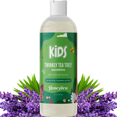 Honeydew Cleansing Kids Shampoo bottle with tea tree oil for dry scalp relief