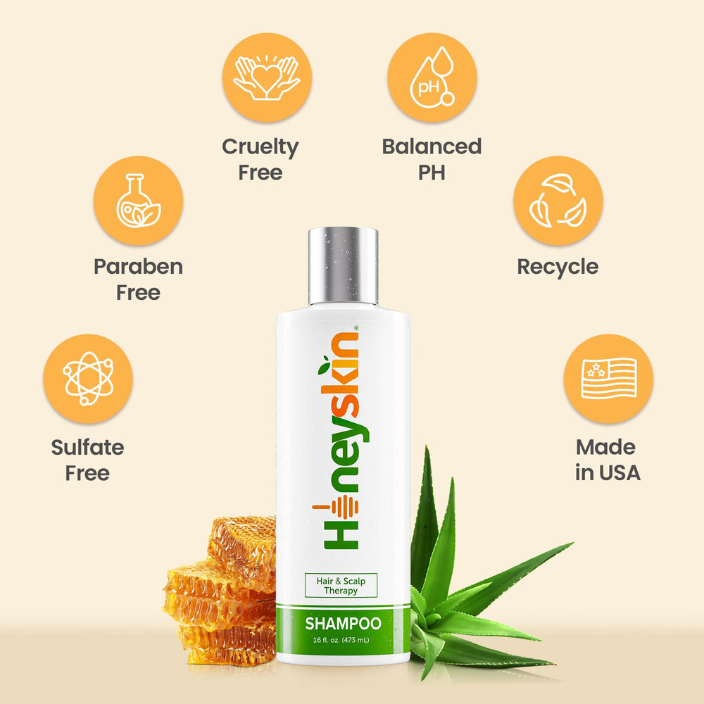 Honeyskin Hair Growth Shampoo color treated hair care preserves color and moisture