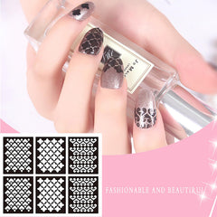 Heart and floral designs included for stylish daily and party-ready manicures.
