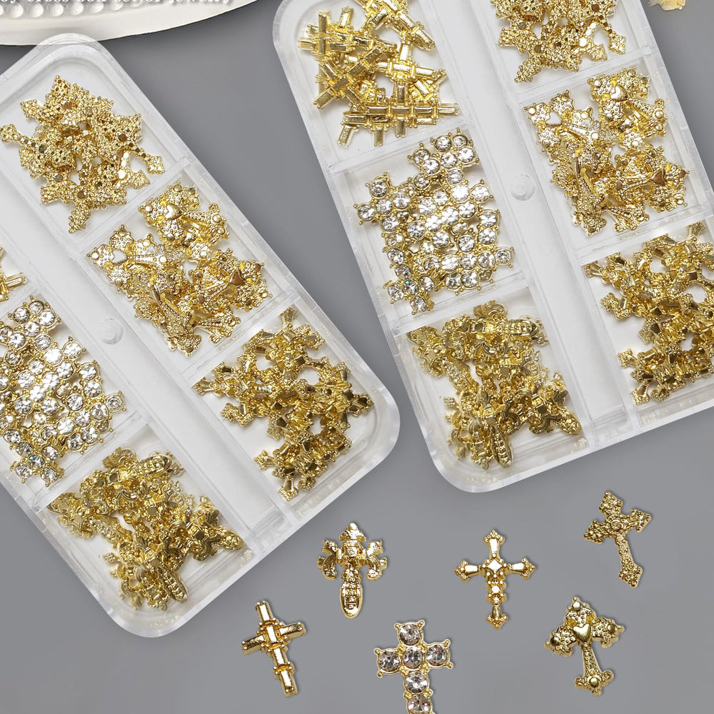 Hongliang cross nail charms suit all ages for versatile fashion events