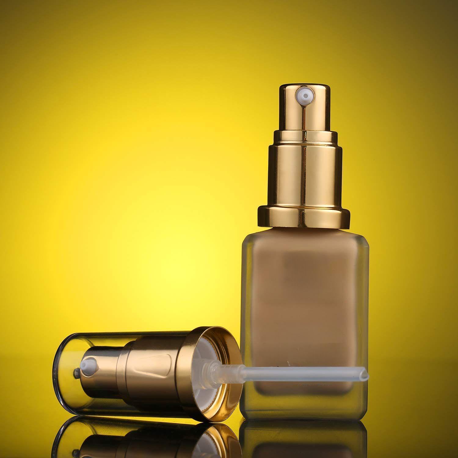 Honoson foundation pumps four-pack in gold for easy replacement.