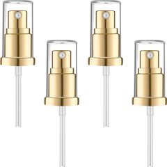 Honoson foundation pump gold, close-up dispense for precise dosing and reduced waste.