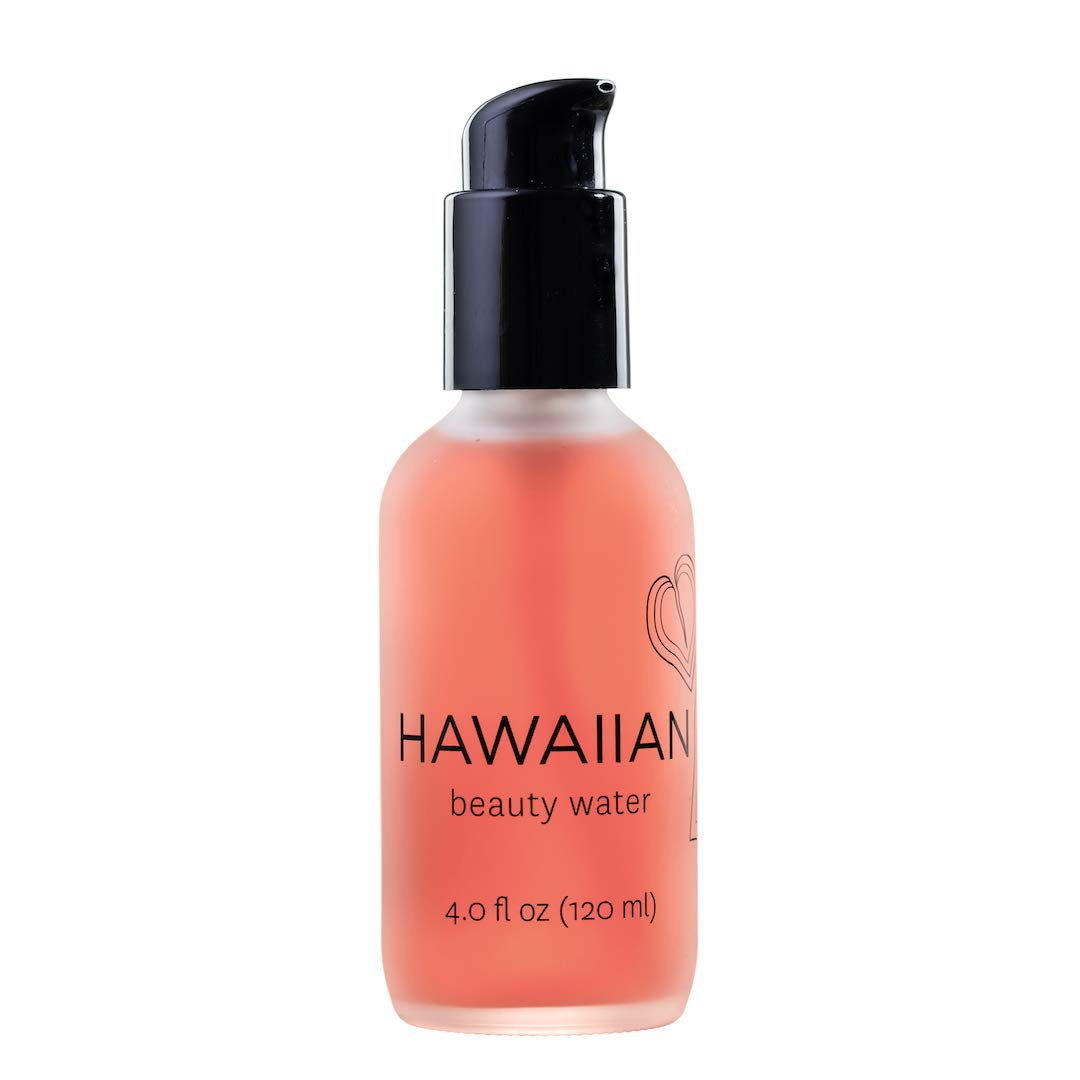 Honua Hawaiian Skincare Hawaiian Beauty Water bottle ready for a gentle glow and makeup prep