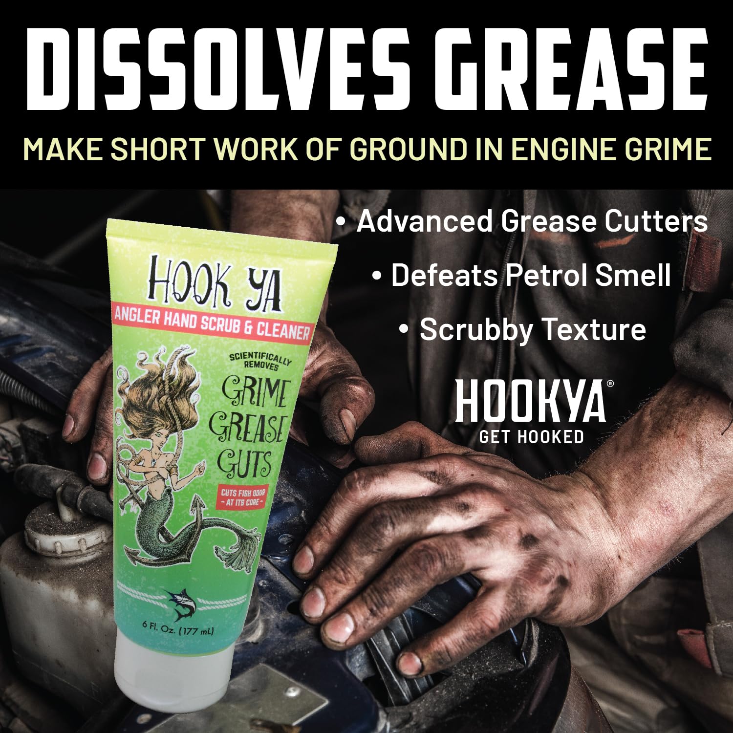 Hook'Ya on-the-water hand wash after fishing supports clean, soft skin