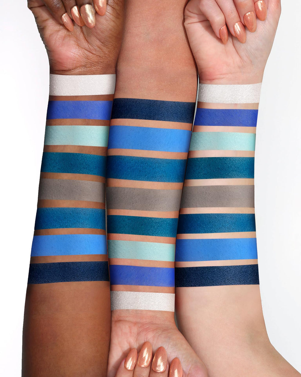 HOOMUSS Blue Eyeshadow Palette cool tone hues suit cooler complexions