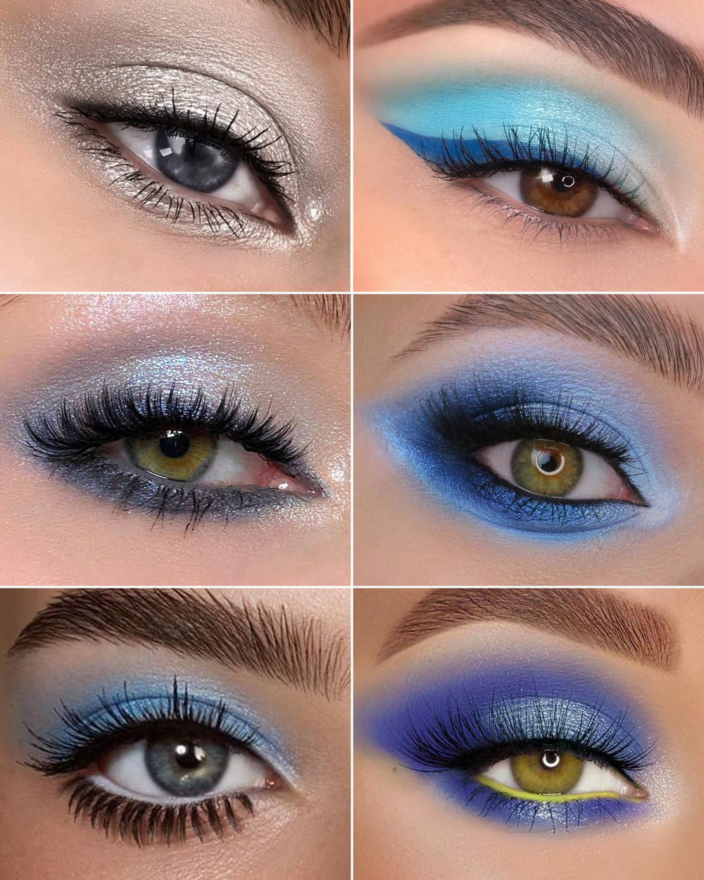 HOOMUSS Eye palette metallic shimmer shades add light reflection