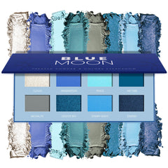 HOOMUSS Blue Eyeshadow Palette eight color set for versatile blue looks