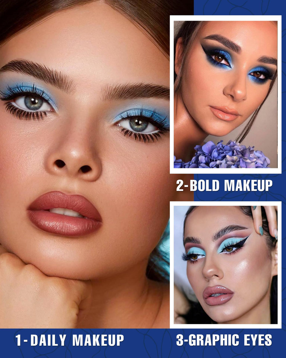 HOOMUSS Eye palette satin finish tones for soft glam
