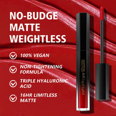 HOOMUSS precise applicator-tip lip color enables neat lip liner.