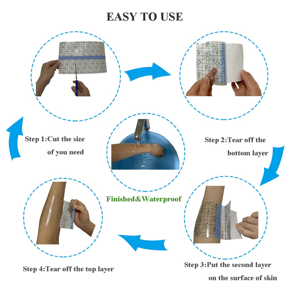 Hoostum tattoo aftercare bandage second skin providing flexible comfort