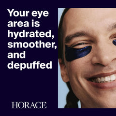 Horace hydrogel patches demonstrating cooling hydration and smooth application