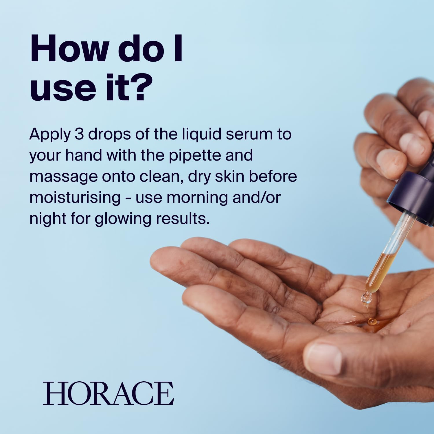 Close-up of the serum texture showing a lightweight, unscented formula.