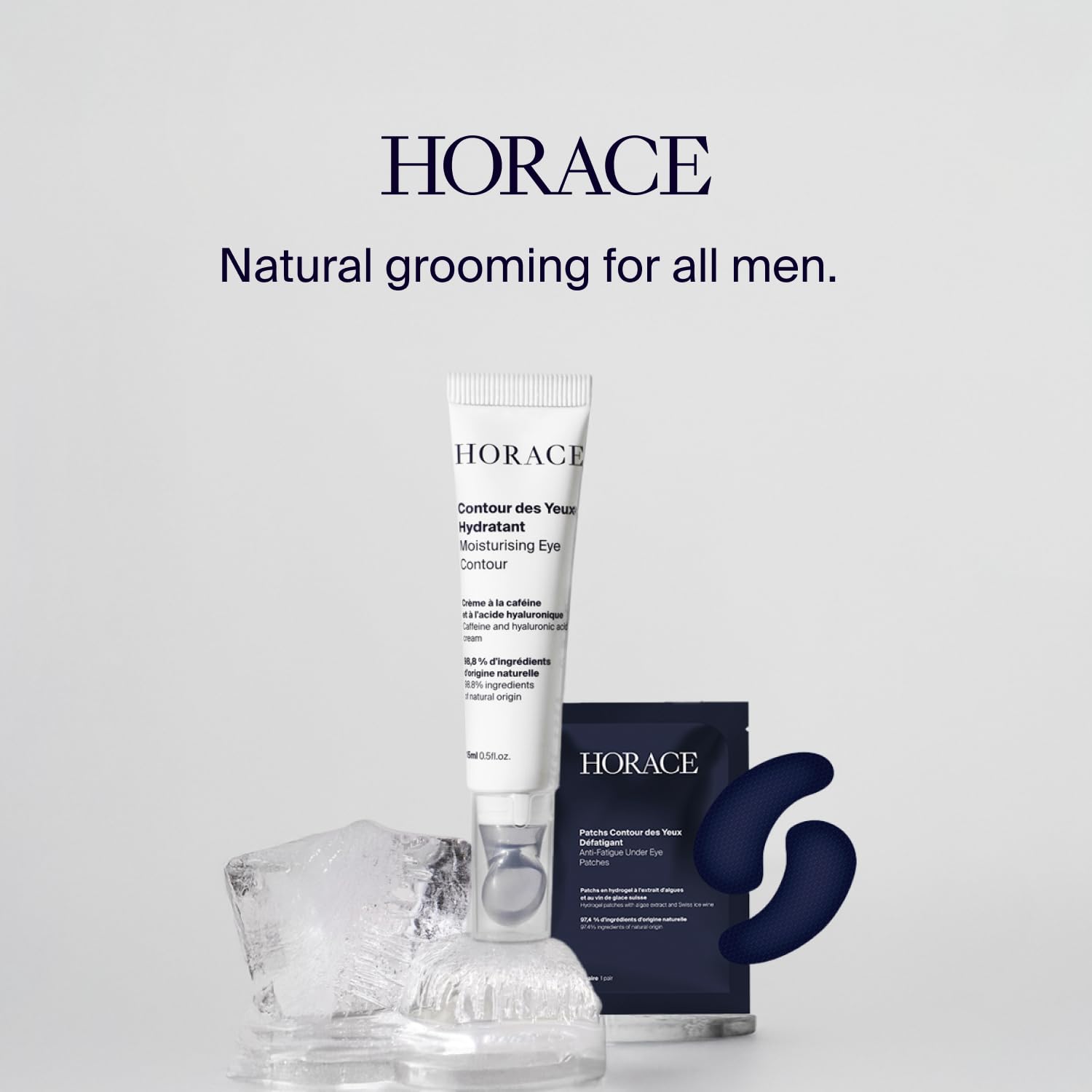 Horace unscented vegan silicone-free patches are gentle for sensitive skin