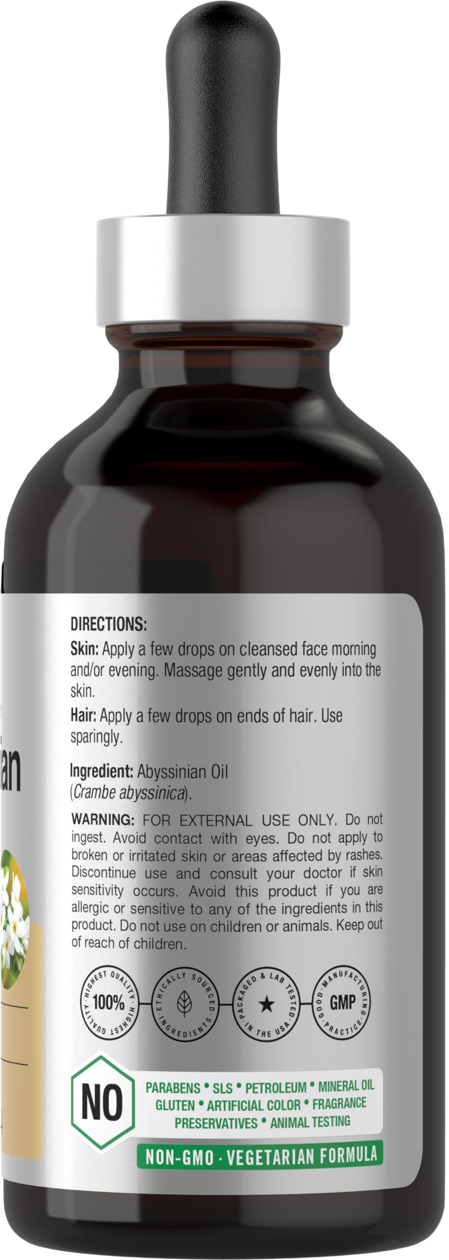 Horbäach Abyssinian Oil pump closed shows easy, mess-free daily use