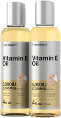 Horbäach Vitamin E Oil bottle for skin hydration and gentle daily care.