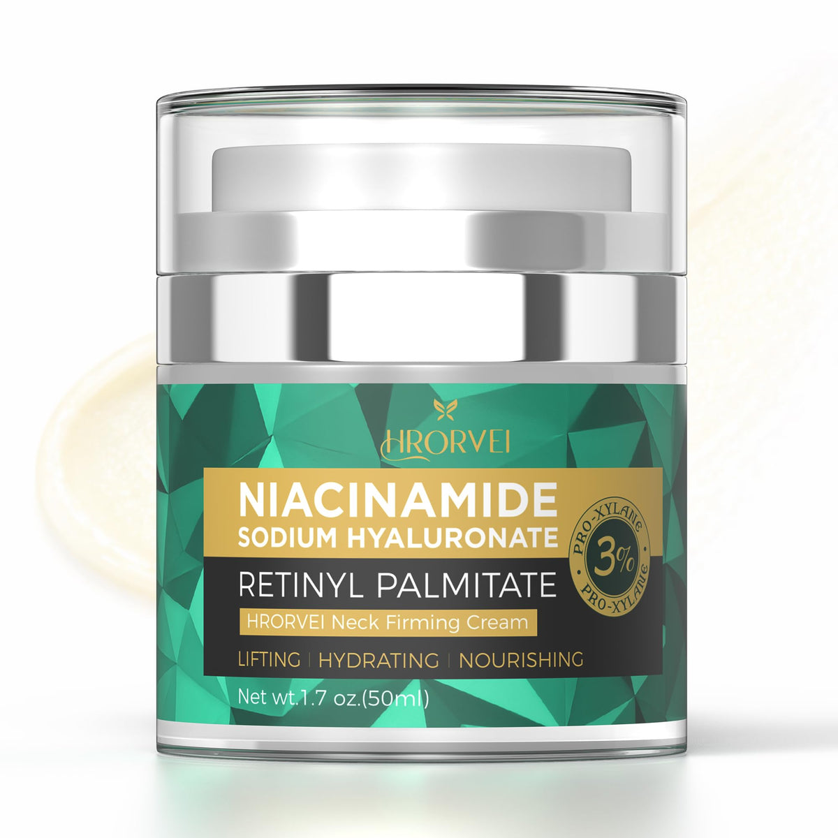 Hrorvei neck cream bottle pump for easy nightly application