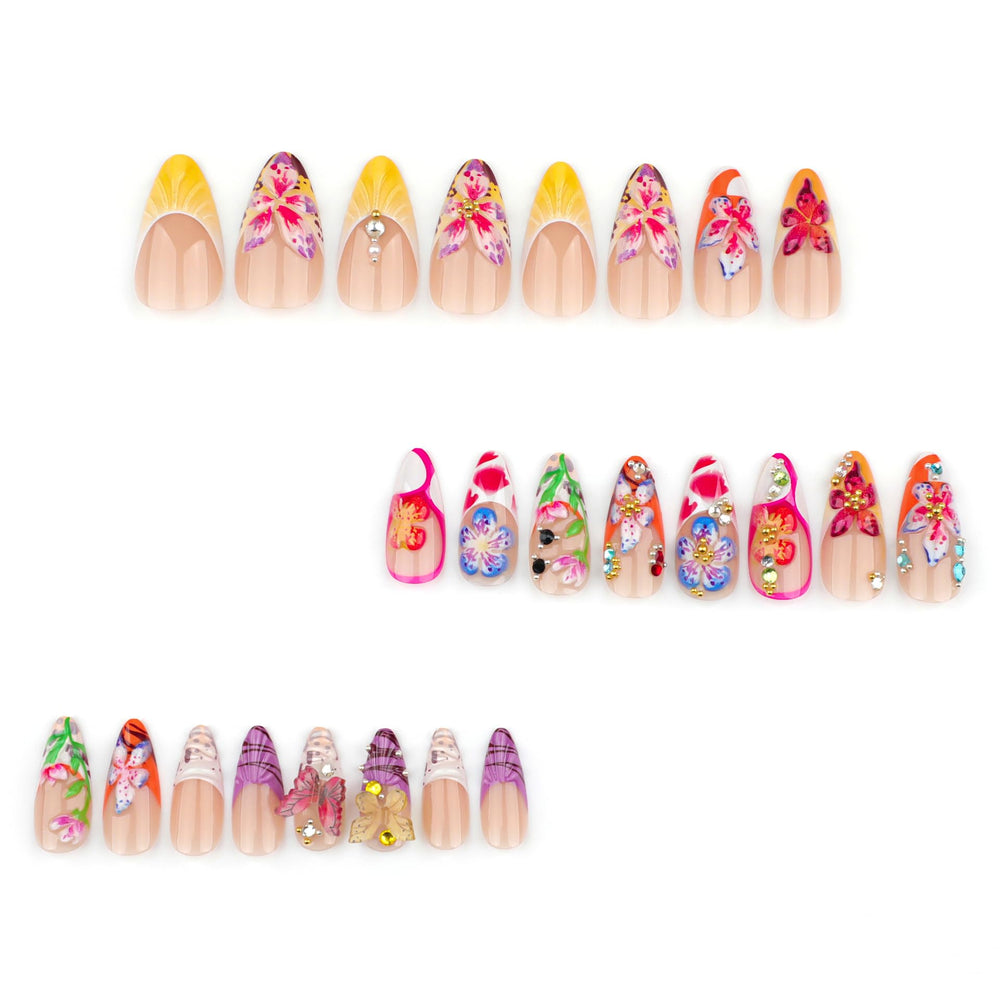 HOSAILY glossy gold beads nails add party-ready shine