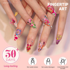 HOSAILY rhinestones and charms nails offer decorative flair for occasions