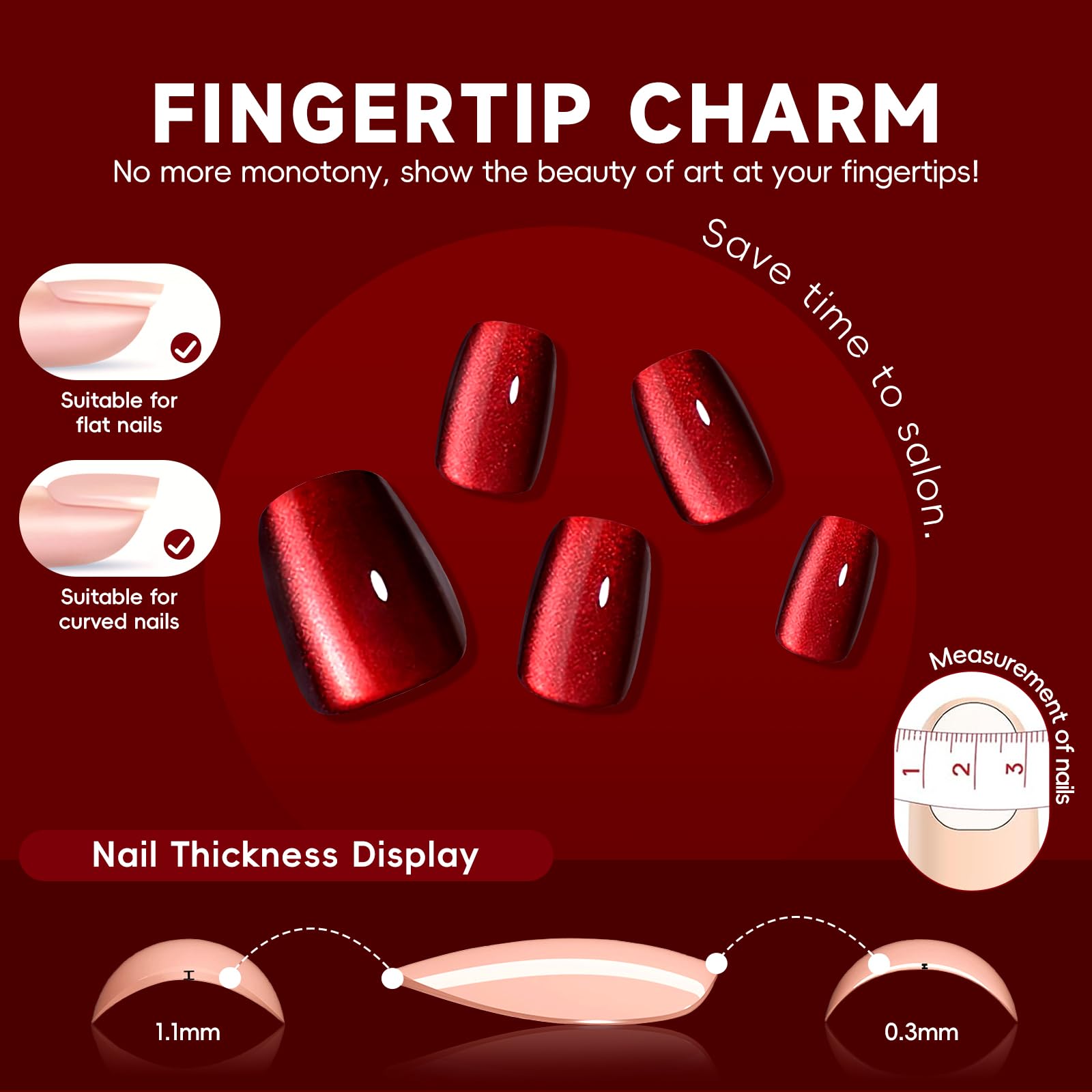 HOSAILY adhesive glue and jelly tabs included for quick application