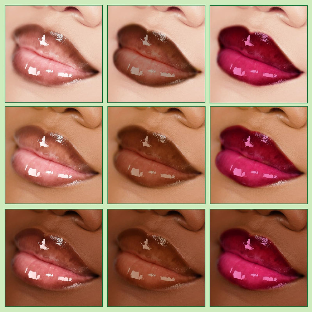 HOSAILY lip kit application steps demonstrate liner then color fill.