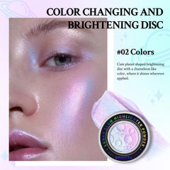 HOSAILY Chameleon Palette creamy texture for silky, smooth highlight application.
