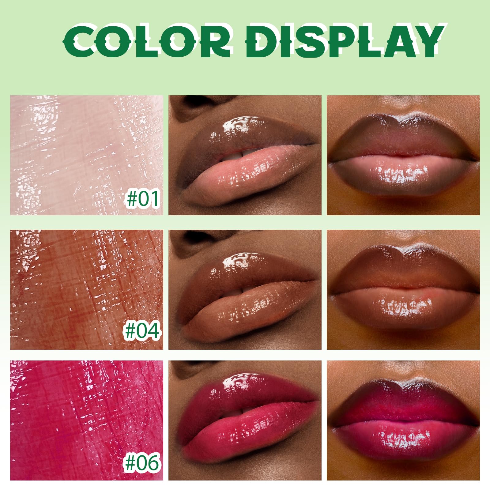 HOSAILY dark brown lip liner close-up highlighting precise contour.