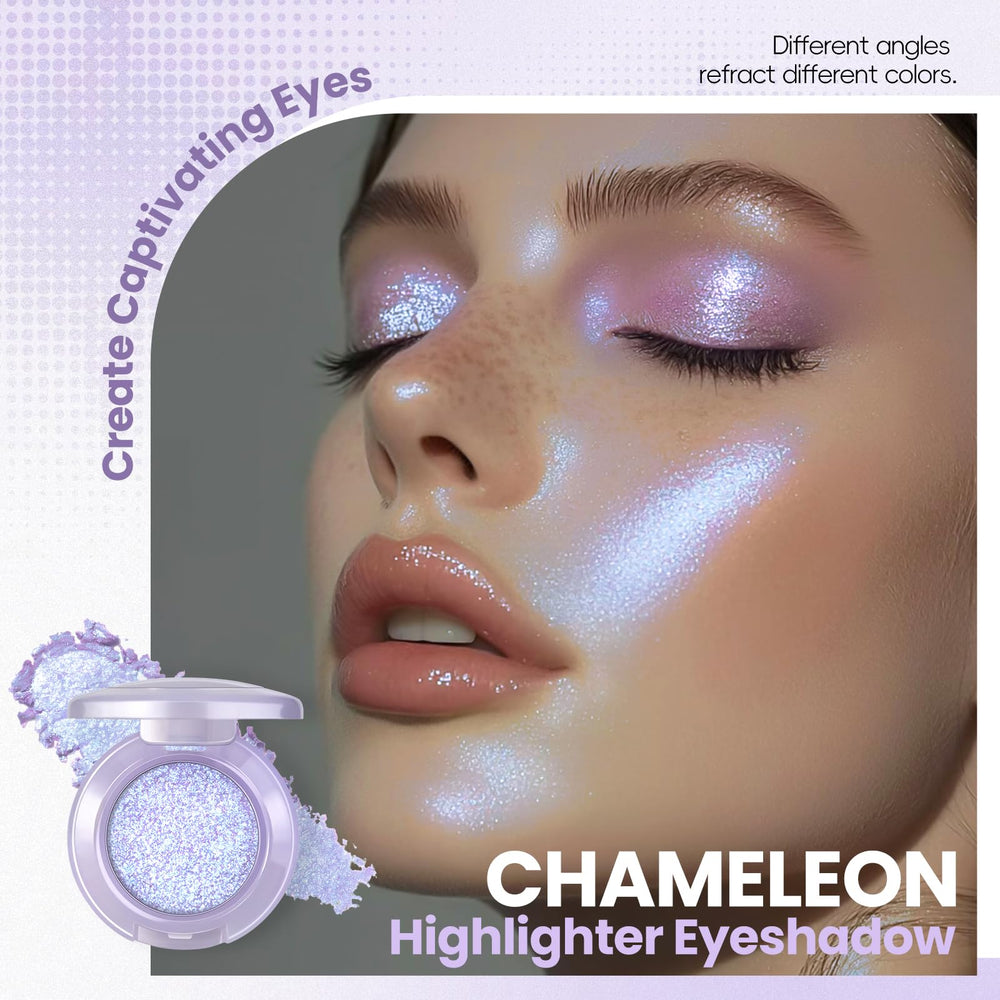 Hosaily duochrome glitter eyeshadow delivers radiant sparkle and long-lasting wear.