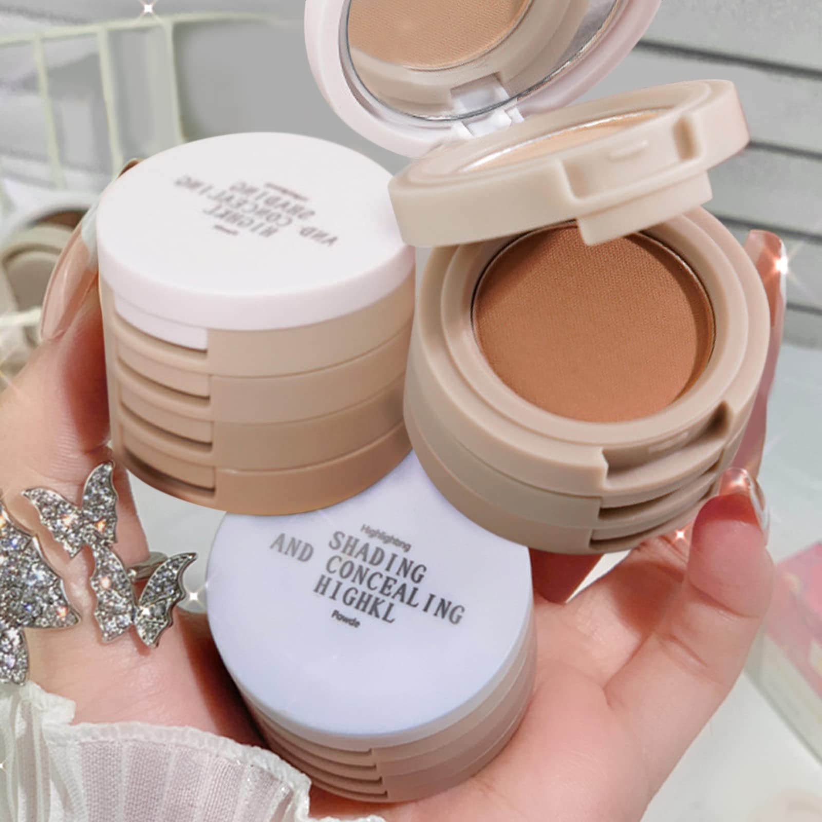 HOSAILY included brushes help you apply and blend easily