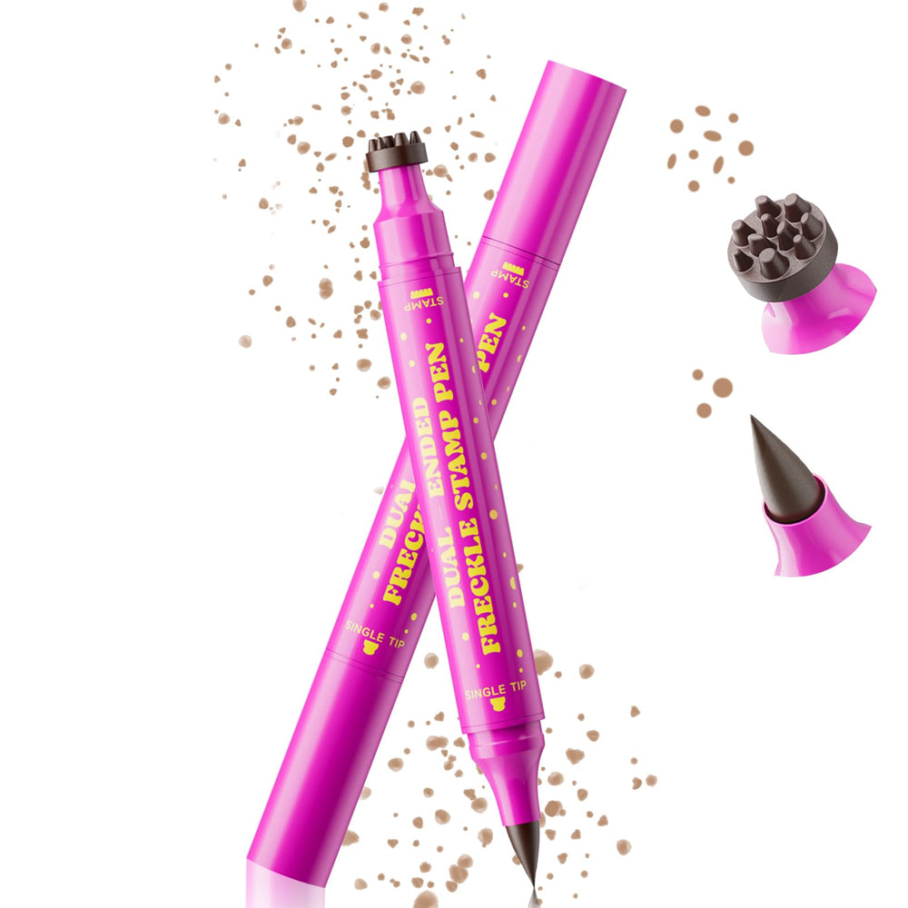 HOSAILY freckle stamp pen shows dual-ended design for natural freckles.