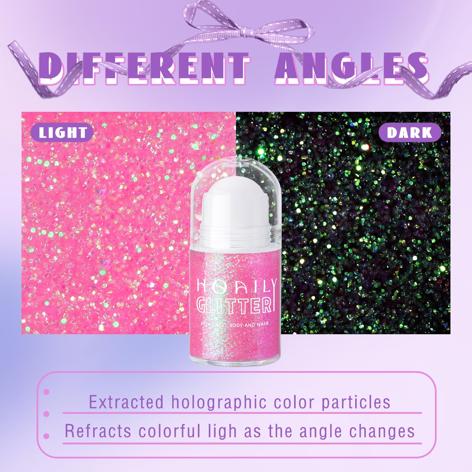 HOSAILY glitter color-shift under lighting reveals chameleon hues.