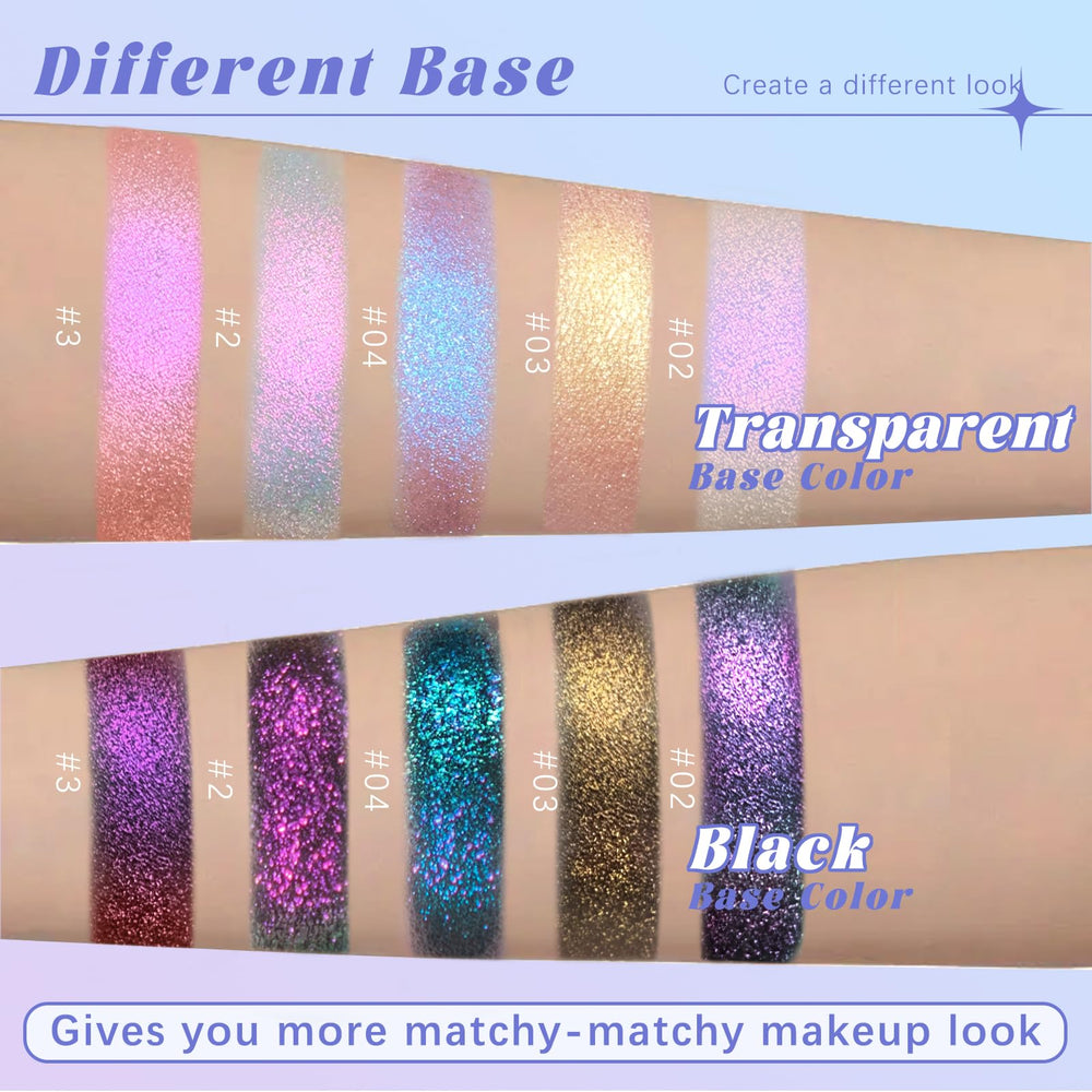 HOSAILY compact palette offers sparkling iridescence for festivals and parties.