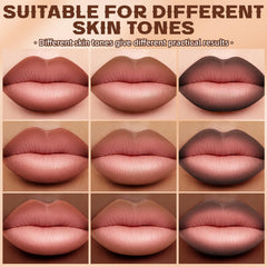 Hosaily gradient light brown swatch illustrates natural tone for subtle definition.