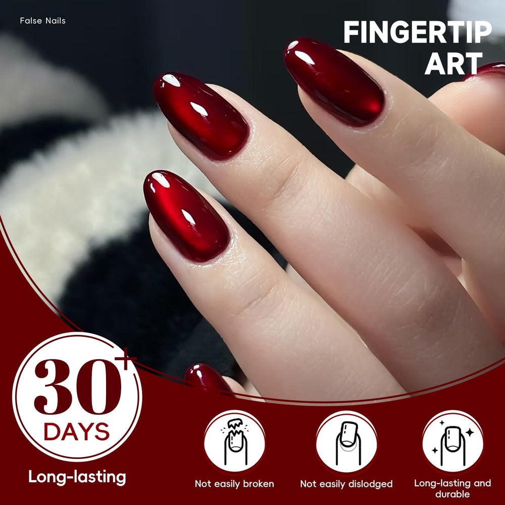 Hand model wearing HOSAILY nails for a stylish everyday look.