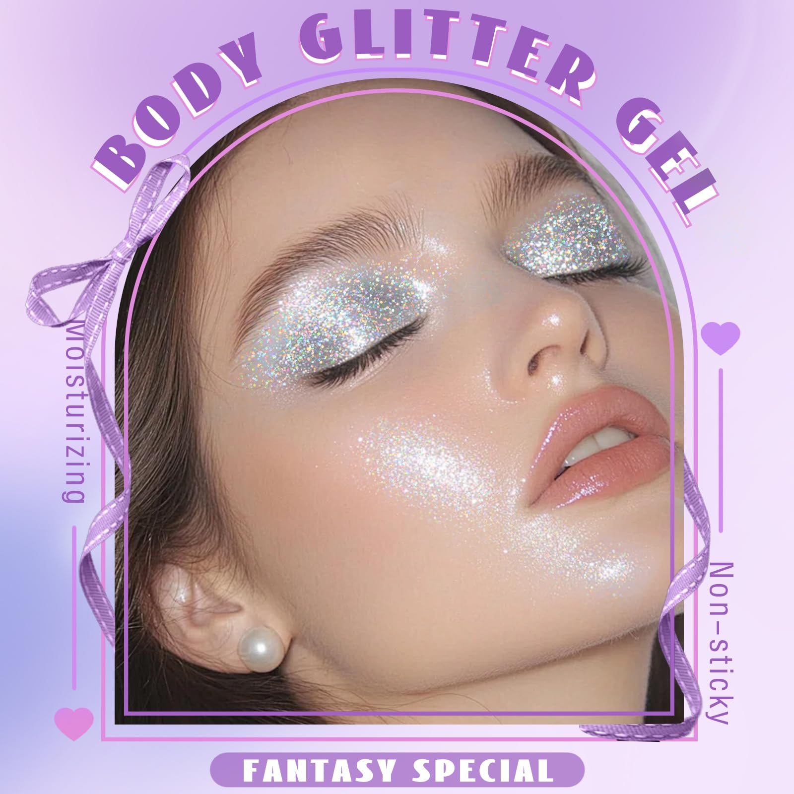 HOSAILY holographic mermaid sequins with bold sparkle