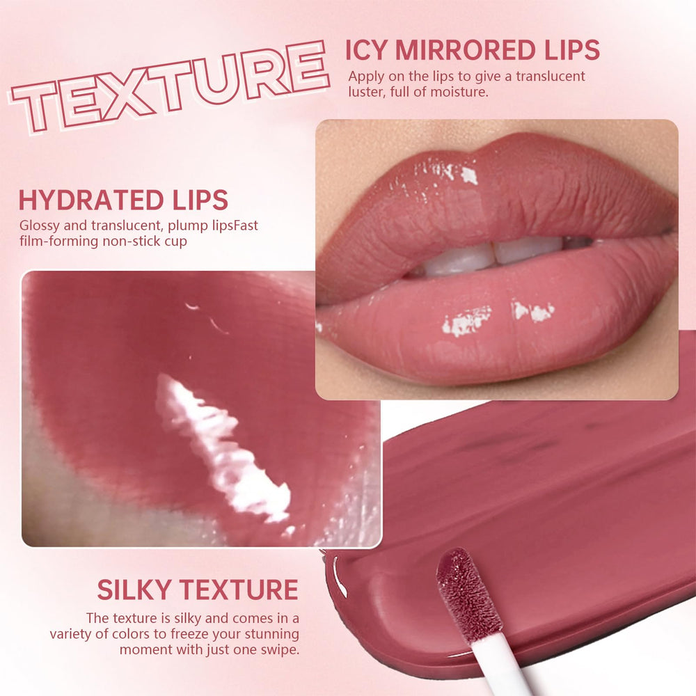 HOSAILY Lip Gloss for multi-use shine enabling varied lip looks.