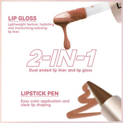 HOSAILY gloss shine finish delivers crystal-clear lip sparkle