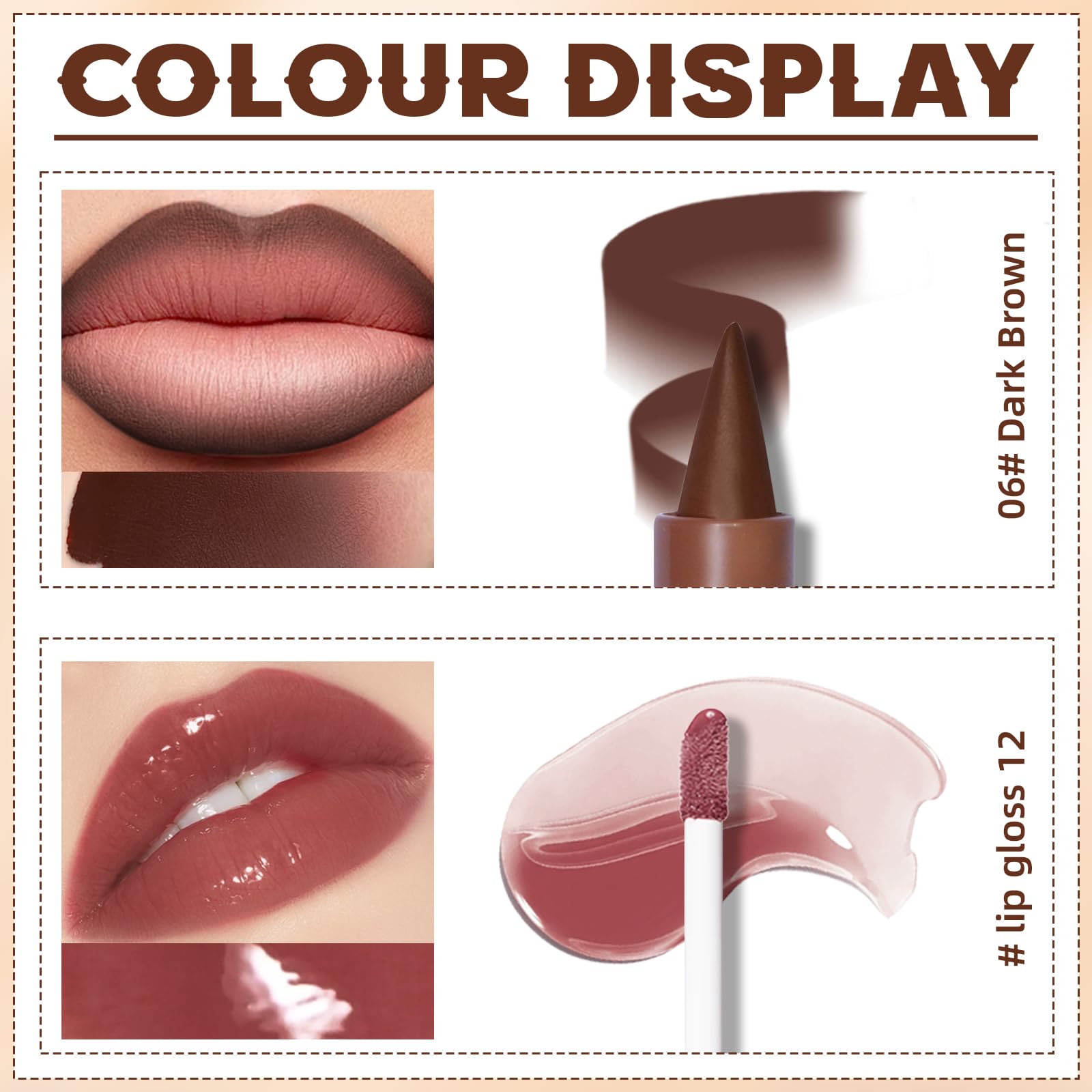 Hosaily long-lasting non-sticky finish for all-day wear.
