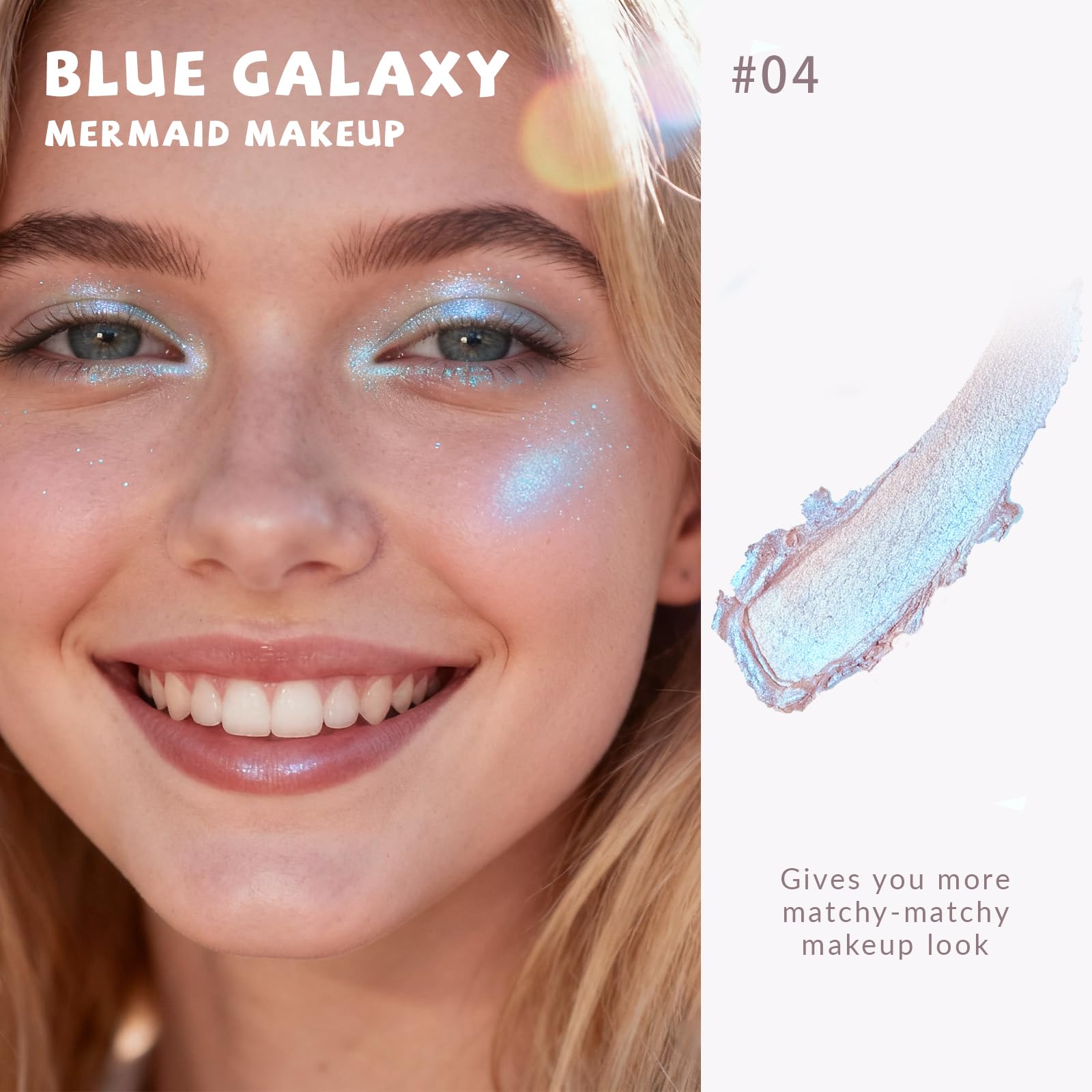 HOSAILY multi-use shade doubles as inner-corner highlighter or body glow.