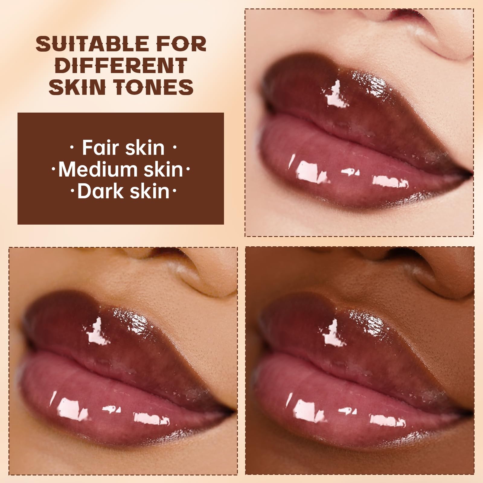 Hosaily lip duo in action with natural gradient blend.